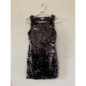 Banana Republic sequence black mini dress size 4